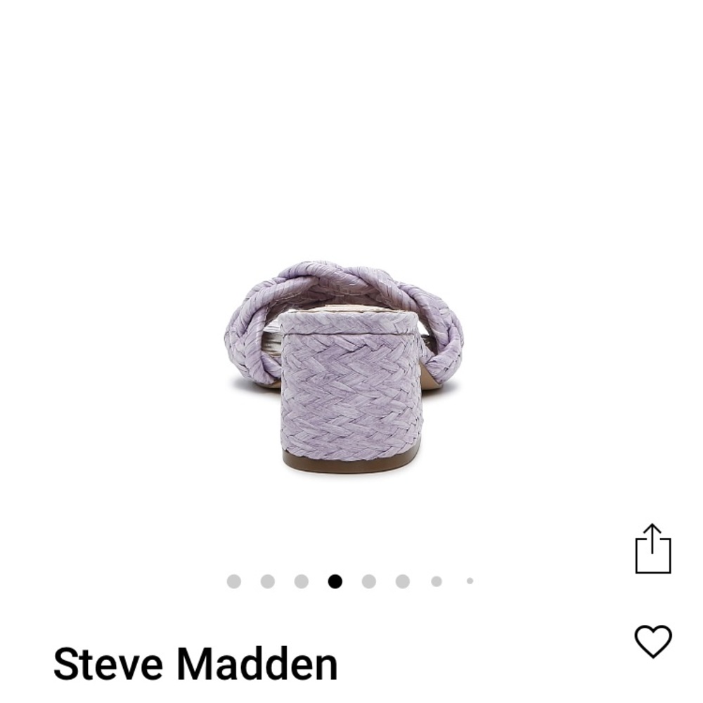 NWT Steve Madden Raffia Sandal - Picture 3 of 5